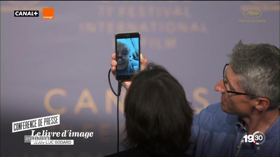 Jean-Luc Godard en conf?rence de presse via facetime fait le buzz