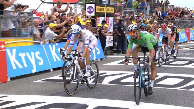 13e étape: troisième victoire pour Sagan (SVK) qui s’impose devant Kristoff (NOR) et Demare (FRA)