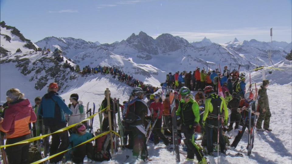 Ambiance sur la Patrouille des Glaciers