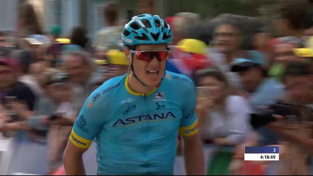 4e étape, Sion - Sion: victoire de Jakob Fuglsang (DEN)