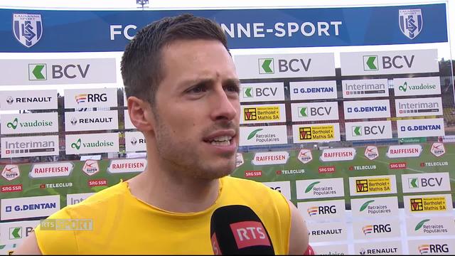 29e journée, LS - FC Sion 0-2: Fickentscher heureux lors de l'interview d'après match
