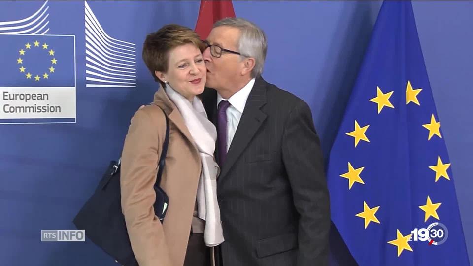 Jean-Claude Juncker, Président de la Commission européenne, et ses rapports compliqués avec la Confédération helvétique.