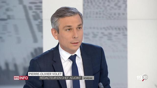Analyse de la démission de Johann Schneider-Ammann par Pierre-Olivier Volet, rédacteur en chef adjoint de l'actualité TV.