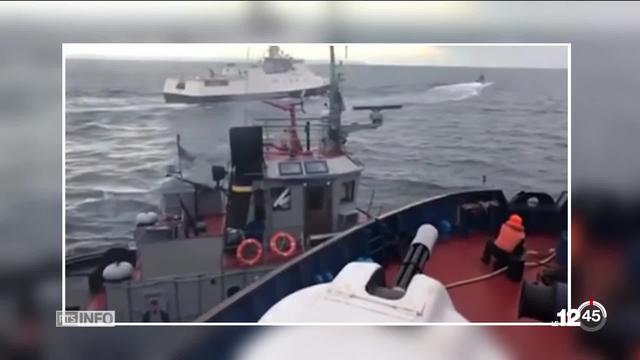 Nouvelles tensions entre la Russie et l'Ukraine. Trois navires ukrainiens ont été saisis en mer d'Azov