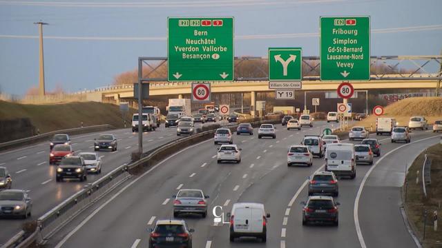 Vu du ciel: l'autoroute A1