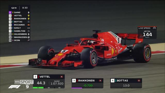 F1 - GP du Bahreïn: Sebastian Vettel partira en pole position