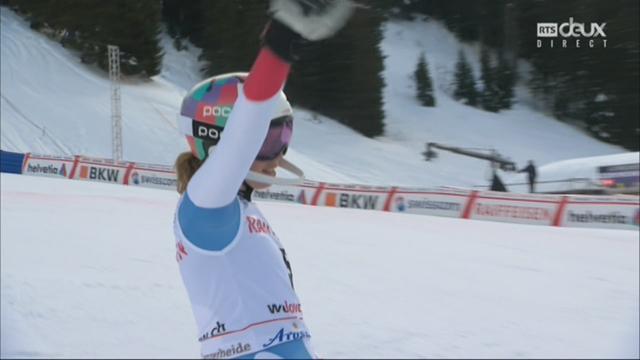 Dames, Combiné alpin, Lenzerheide (SUI), 2e manche :  5e place provisoire pour Michelle Gisin (SUI)