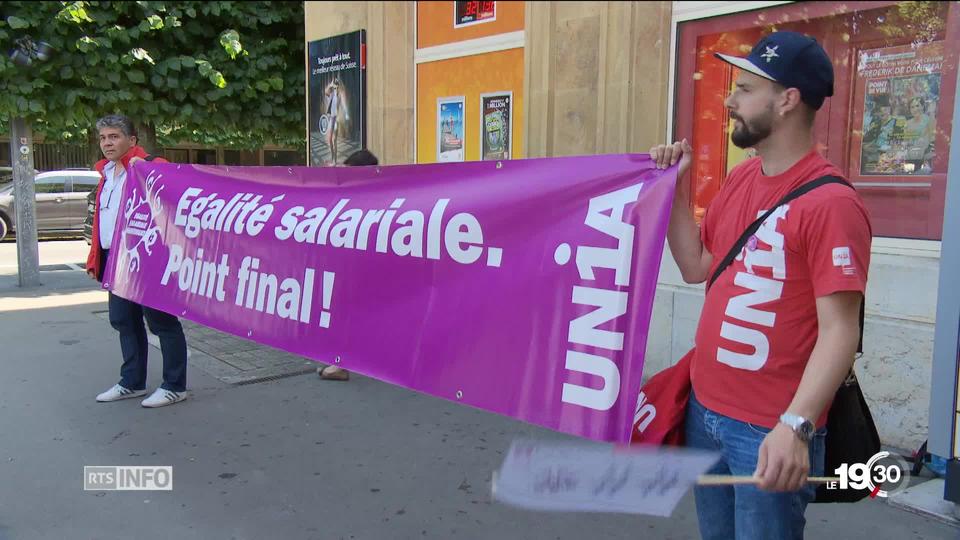 Mobilisation pour l'égalité salariale à Genève et à Berne