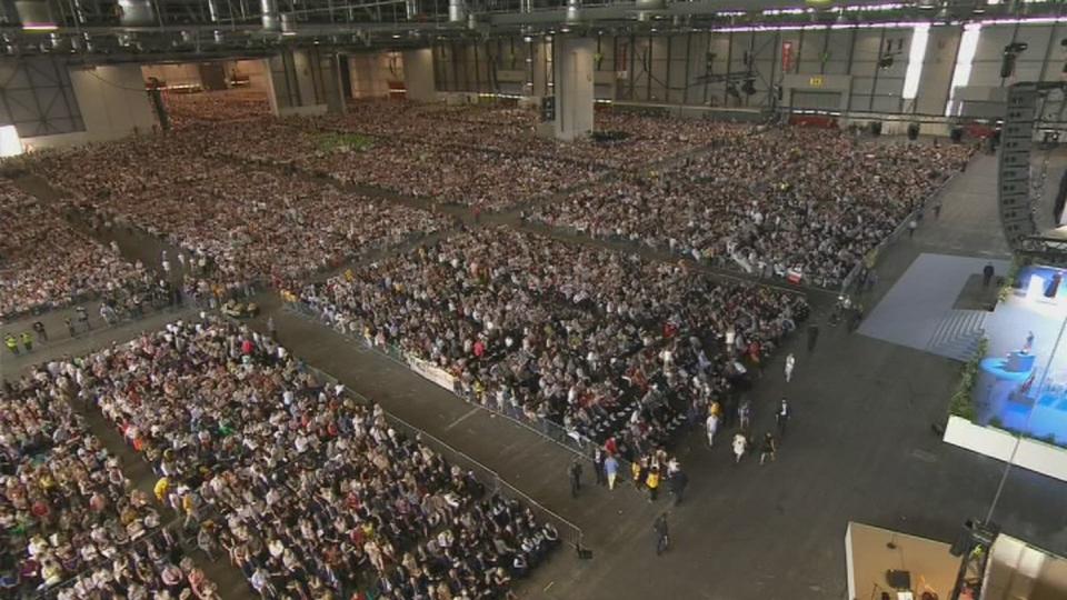 La salle de Palexpo s'est rempli