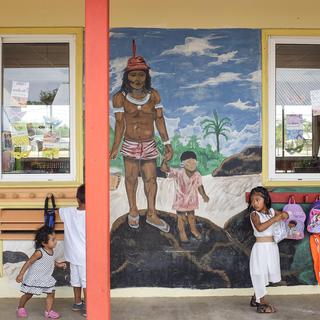 Ecole de Awala - Yalimapo en Guyane française [Strates - David Prêtre]