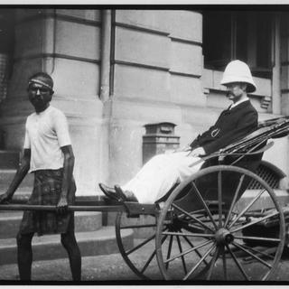 Colon dans un rickshaw vers 1890 [Fotolia - Archivist]