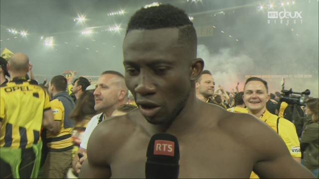 32e journée, Young-Boys - FC Lucerne (2-1): l'émotion de Sékou SanogoFootball