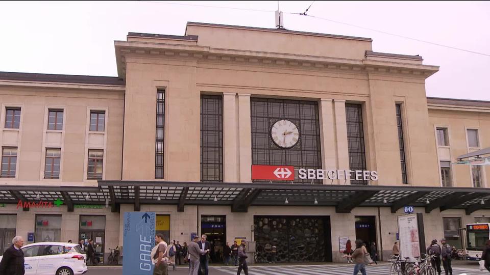 La gare Cornavin à Genève