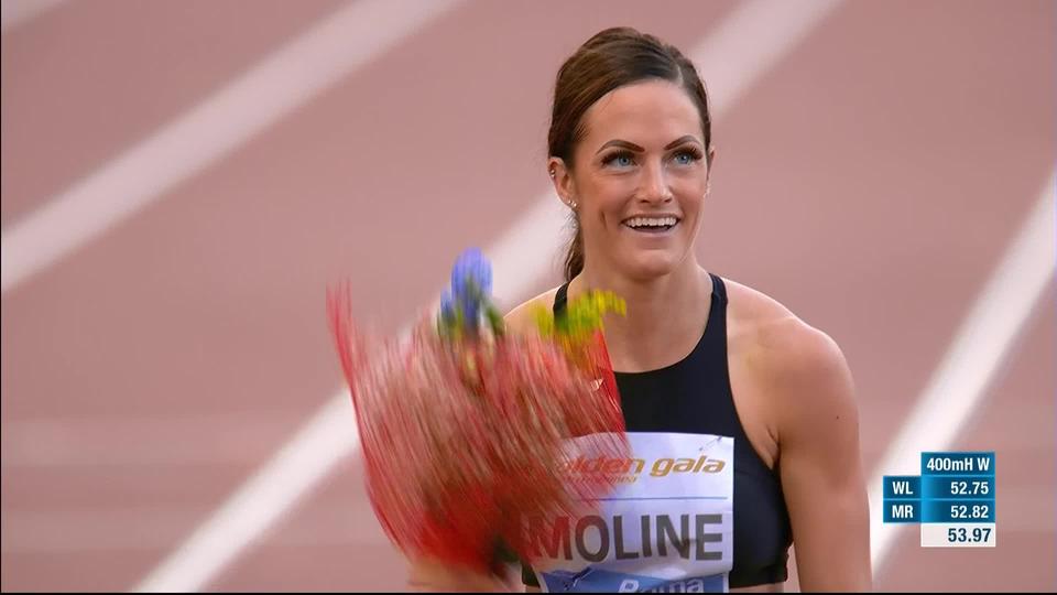 Rome, 400m haies dames: 8e place pour Sprunger, Moline (USA) s’impose