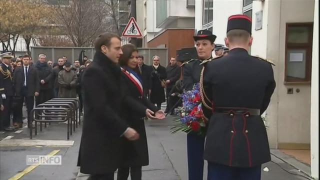 Hommage aux victimes des attentats de 2015 à Paris