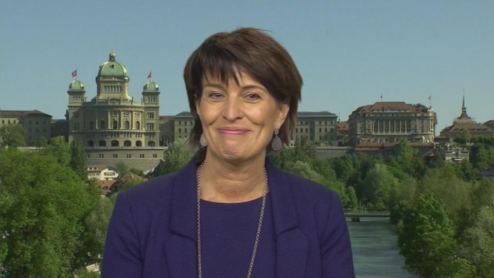 Doris Leuthard: "J'aime les hommes et les femmes de ce pays"