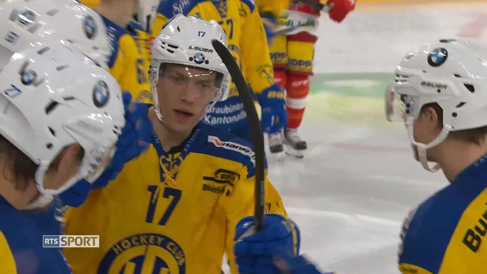 Hockey, National League, 20e journée: Bienne - Davos (2-7)