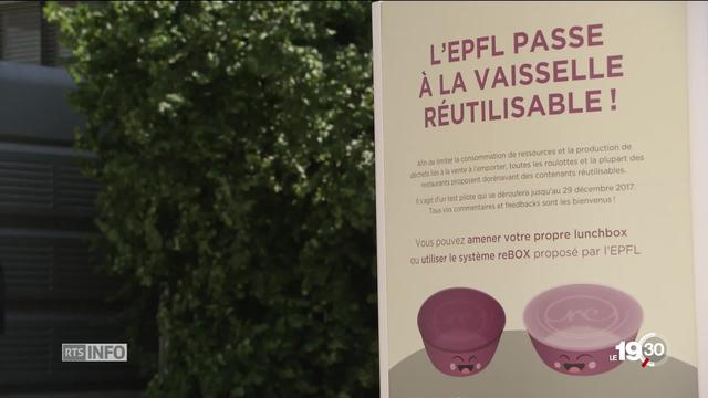 Vaisselle réutilisable et bon vieux tupperware dans les restaurants take-away pour lutter contre la pollution plastique