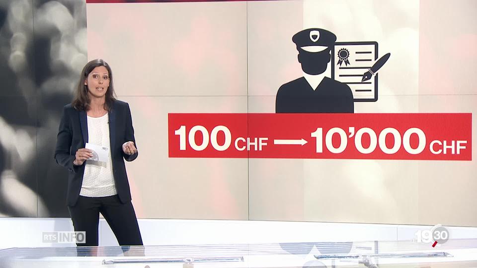 Fanny Moille: "En Suisse romande, le nombre d'amendes pour consommation de cocaïne est stable, mais très bas."