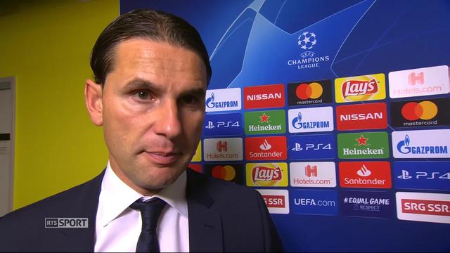 Ligue des Champions, barrages, Young Boys - Dinamo Zagreb (1-1): Gerardo Seoane au micro de la RTS après le match nul de son équipe