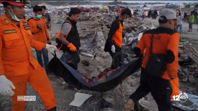 Indonésie: le bilan du tremblement de terre et du tsunami est très lourd. Les secouristes tentent d'éviter un drame sanitaire.