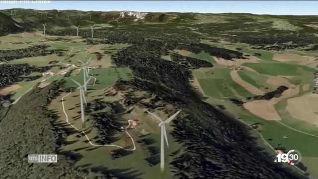 Le Tribunal Cantonal donne son feu vert aus éoliennes de Sainte-Croix. Un projet contesté pour son atteinte à l'environnement.