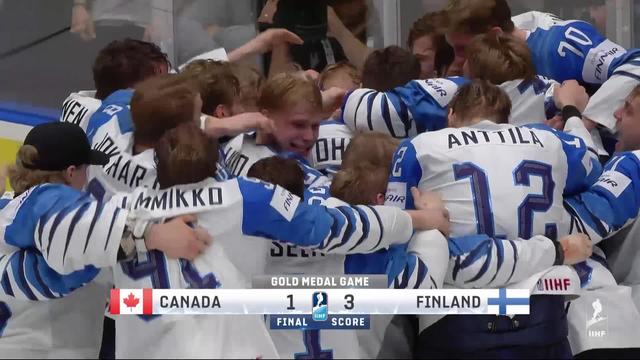 Finale, Canada – Finlande (1-3): les meilleurs moments du titre mondial des Finlandais