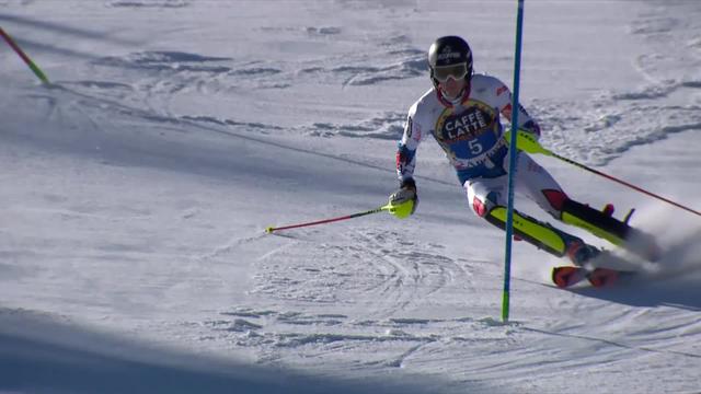 Soldeu (AND), slalom messieurs, 1re manche: Noël (FRA) remporte la 1re amnche