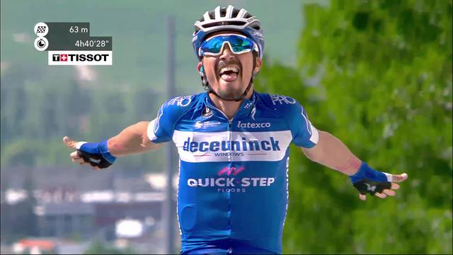 3e étape, Binche-Epernay: Julian Alaphilippe (FRA) s’impose en solitaire et s’empare du maillot jaune