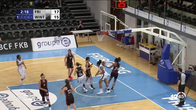 L'équipe de basket féminin Elfic Fribourg est à une victoire d'être sacrée championne suisse