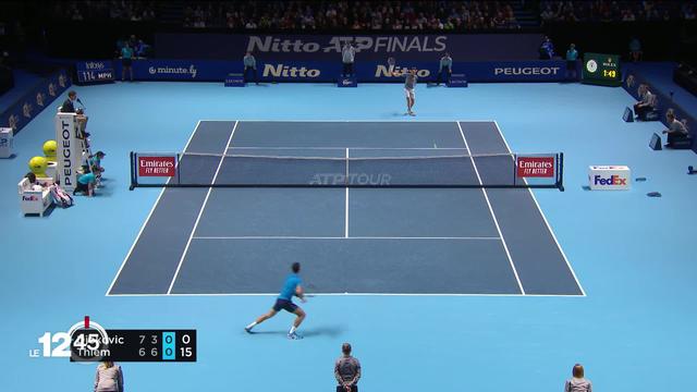 Tennis: Novak Djokovic s'est incliné face à Dominic Thiem au Masters ATP de Londres