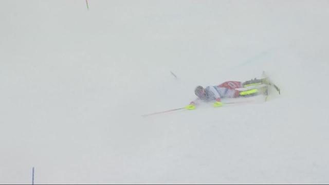 Adelboden (SUI), slalom messieurs 2e manche: Tanguy Nef (SUI)