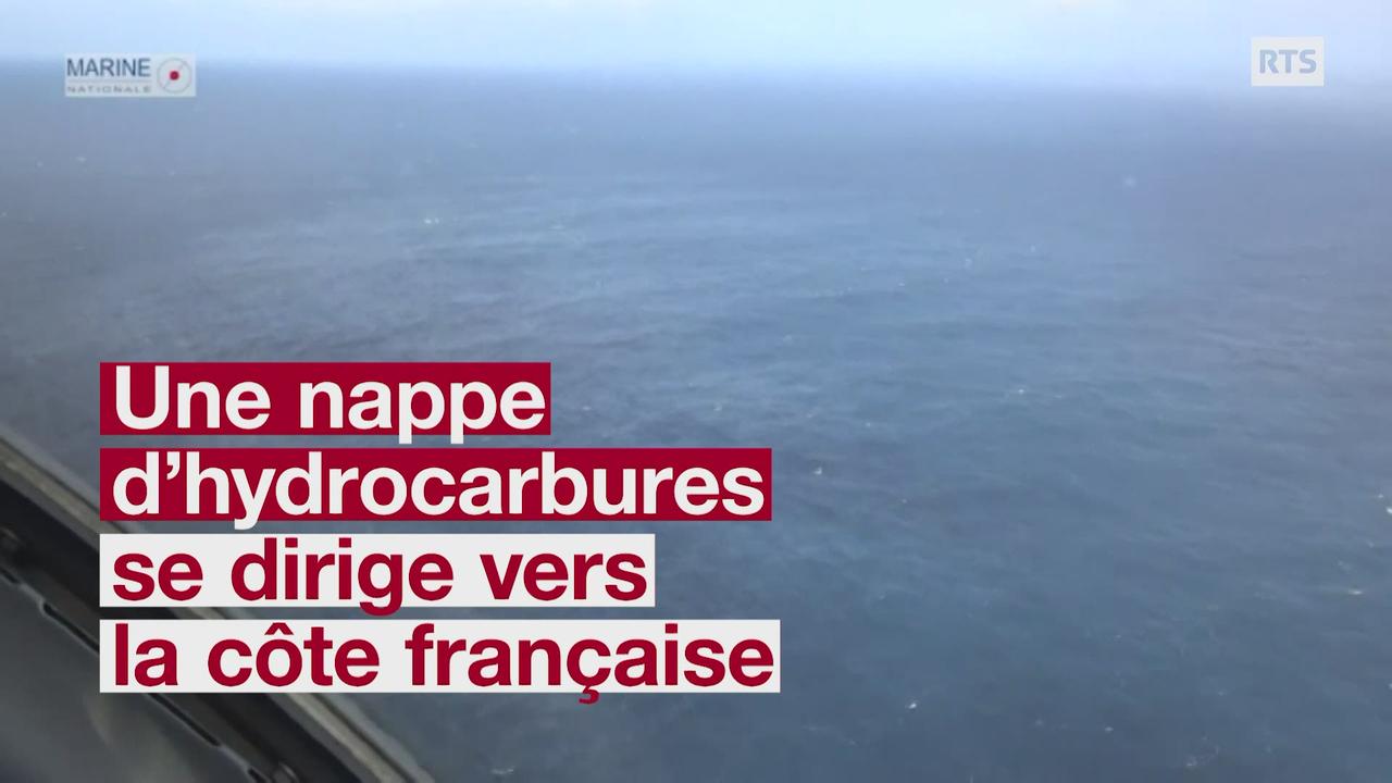 Des nappes d'hydrocarbure près des côtes françaises