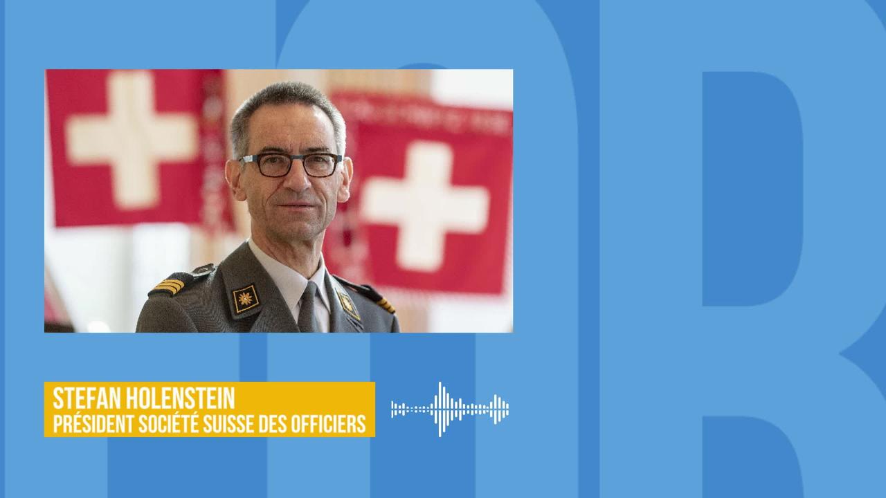 Le financement des nouveaux avions de combat agite la société suisse des officiers : interview de Stefan Holenstein