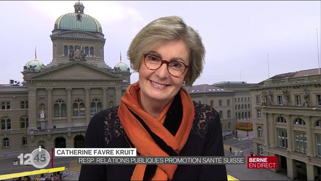 Explications de Catherine Favre Kruit, responsable relations publiques pour Promotion Santé Suisse