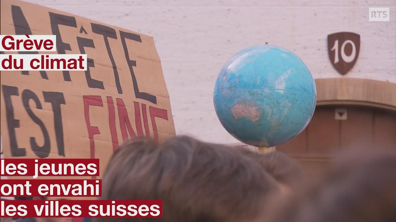 Grève du climat: les jeunes ont envahi les villes suisses