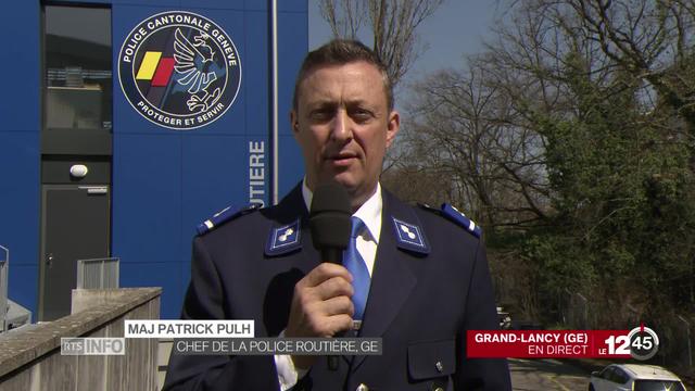 Sécurité routière à Genève, les nouveaux moyens de prévention avec le major Patrick Pulh.