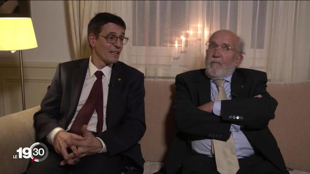 Michel Mayor et Didier Queloz, deux prix Nobel sur une autre planète à Stockholm