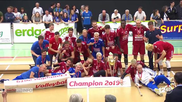 Volley-ball: Le Lausanne Université Club remporte le titre de champion de Suisse pour la deuxième fois consécutive.