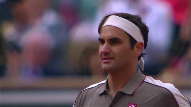 1er tour, L. Sonego (ITA) - R. Federer (SUI) 2-6, 4-6, 4-6: victoire aisée du Bâlois