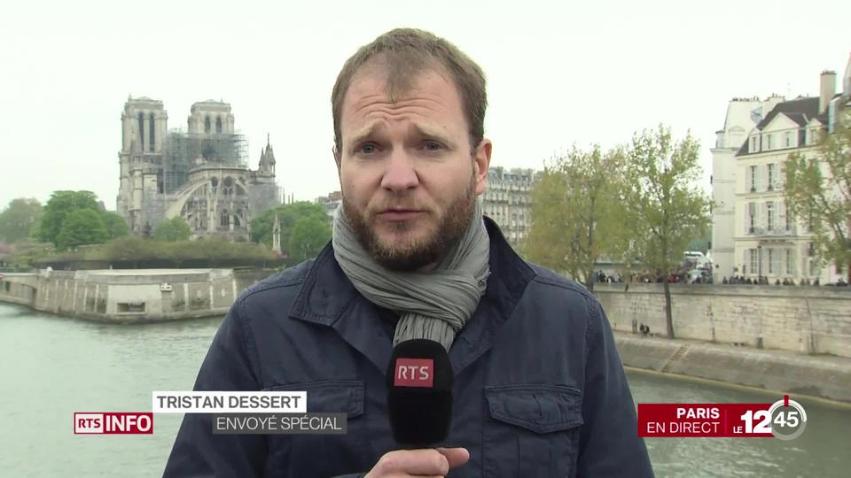 L'incendie de la cathédrale Notre-Dame de Paris a laissé une émotion profonde parmi les Parisiens. Les éclairages du journaliste de la RTS Tristan Dessert.