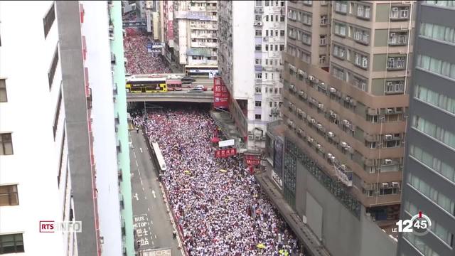 Des centaines de milliers de Hongkongais sont descendus manifester dans les rues