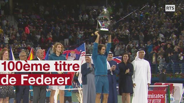 Tennis : Federer remporte son 100e titre