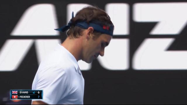 2e tour, D. Evans (GBR) - R. Federer (SUI) 6-7: