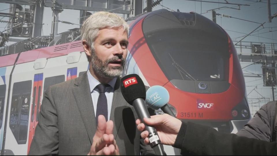 Inauguration du CEVA: l'interview de Laurent Wauquiez, président du conseil régional de la région Rhône-Alpes