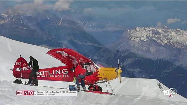 Un petit avion genevois est accusé de s'être posé dans une zone interdite du Mont-Blanc.