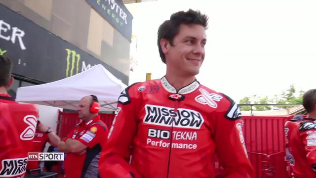 Moto GP: Matthieu Juttens teste le circuit