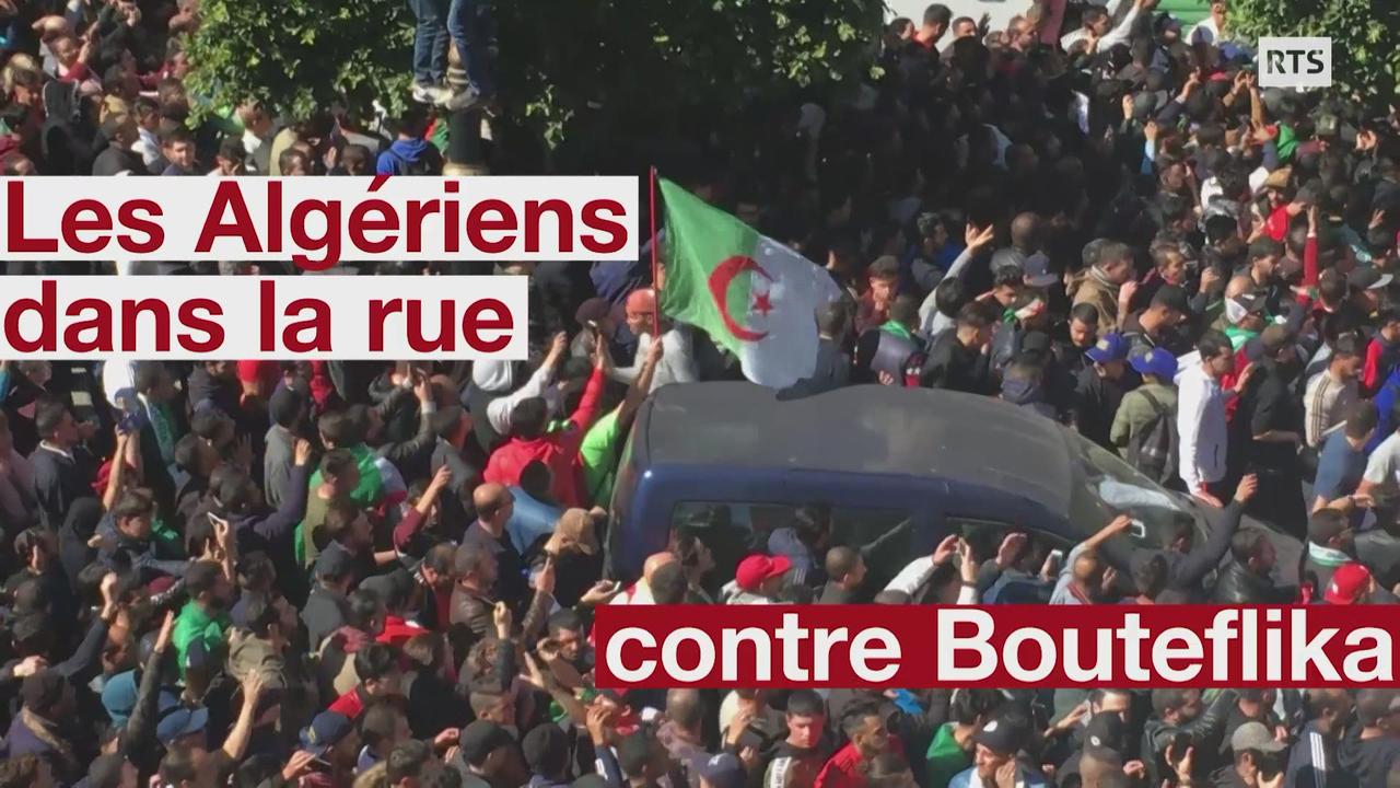 Les Algériens dans la rue contre un 5e mandat d'Abdelaziz Bouteflika