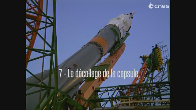 Claudie Haigneré, astronaute - Le décollage de la capsule