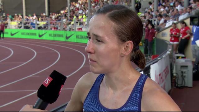 Lausanne (SUI), 800m dames: interview d'après course avec Selina Buechel (SUI)